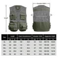 thumbnail image 3 of Fishing Vest Breathable Fishing Travel Mesh Vest, 3 of 5