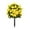 Yellow, variant on Azalea Flowers with Ground Stakes - Outdoor Garden Decor for Patio, Courtyard & Weddings Pink