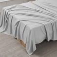 thumbnail image 1 of Sábana plana Sweet Home Collection, tamaño completo, color plateado, 1 of 4