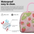 thumbnail image 3 of Lunch Bag Women Lunch Bag with Front Pocket Portable Large Cooler Tote for Healthy Eating Enthusiasts with Side Pockets for Work Office Picnic Strawberry (36)-new_30, 3 of 7