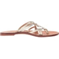 thumbnail image 6 of Sam Edelman Womens Marinea Flat Sandal 6.5 Molten Gold, 6 of 8