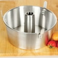 thumbnail image 4 of Fox Run Loose Bottom Angel Food Cake Pan, 10.75" x 10.75" x 5.5" Tube Cake Pan, 4 of 8