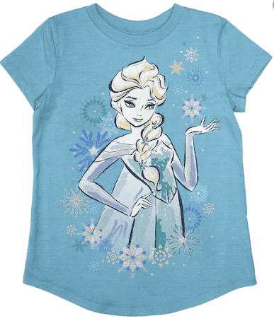 12 Disney Frozen Elsa Tee Tshirt 