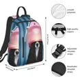 thumbnail image 2 of Fuzoiu Dog in Hairdresser Print Lightweight Daypack,Weekender Bag for Men and Women, Travel Backpack with Padded Straps for School, Travel & Work, 2 of 7
