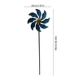 thumbnail image 3 of Outdoor Courtyard Iron Windmill Ornaments Three Story Rotating Garden Home Decor Small Courtyard Villa Decorations, 3 of 6