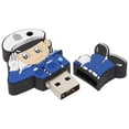 thumbnail image 5 of U Disk Cartoon Creative Flexible Plastic Portable for Windows 98/Me/2000/XP USB2.0 Police 128G, 5 of 5
