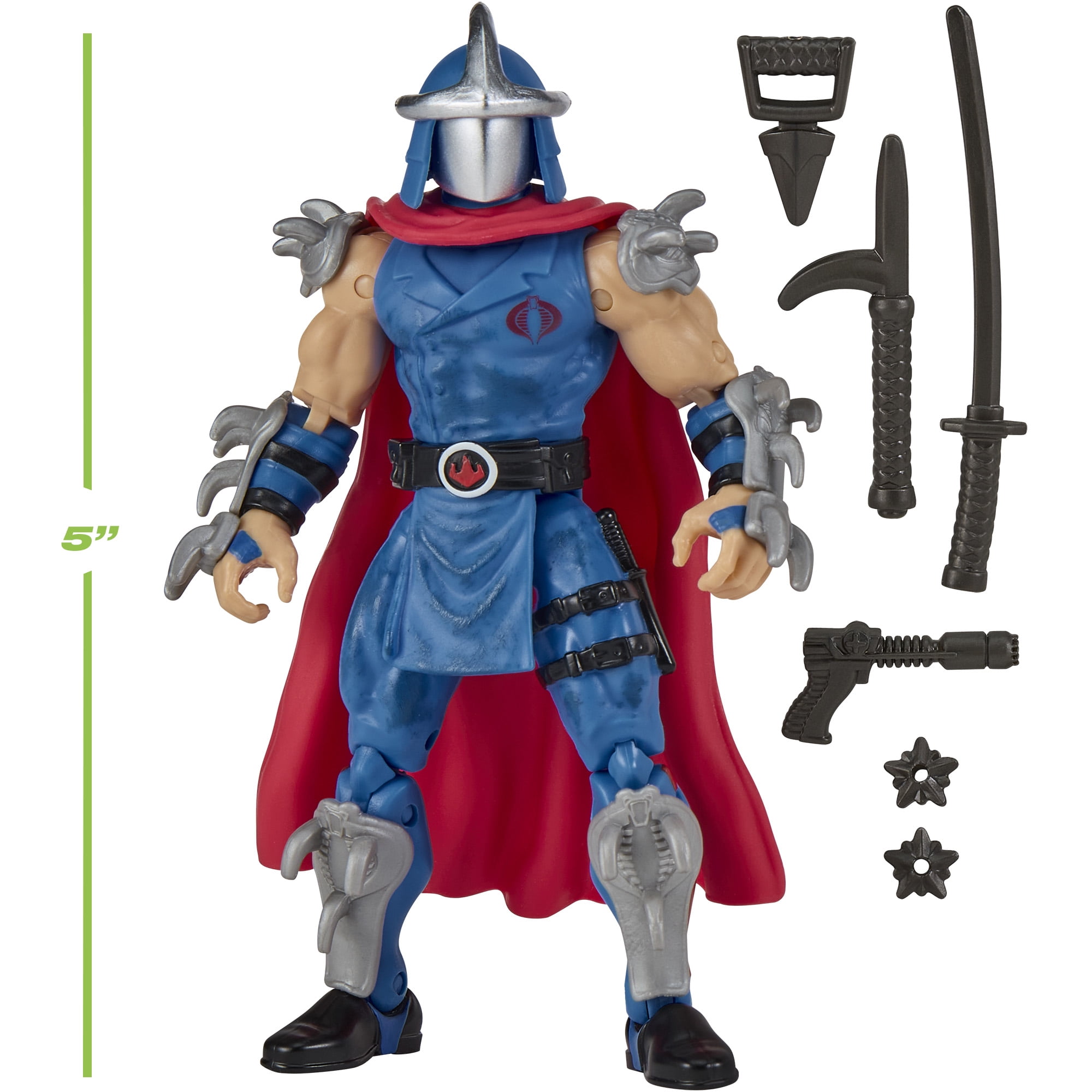 TMNT x G.I. JOE: Cobra Commander x Shredder Action Figure with Accessories by Playmates Toys