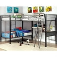 thumbnail image 2 of Furniture of America Dax Metal Triple Twin Bunk Bed in Gray and Silver, 2 of 5