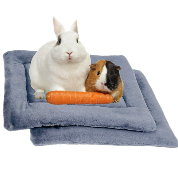 Cozy and Washable 2-Pack Guinea Pig Bed Pillows with Breathable Air Mesh for Small Animals - Quick-Drying and Easy to Clean Bedding for Rabbits and Hamsters