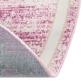 thumbnail image 2 of Jill Zarin Uptown Collection Area Rug - Lenox Hill (5' 3" Round Pink/Ivory), 2 of 5