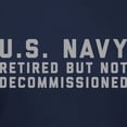 thumbnail image 3 of CafePress - US Navy Retired Not Decommiss Women's Dark T Shirt - Women's Traditional Fit Dark T-Shirt, 3 of 4