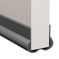 thumbnail image 2 of Soumake PVC Door Sweep Adhesive Cuttable Under-Door Weather Stripping Exterior Interior Door Seal Noise Dust Stopper Door Bottom Gap Filler Sealing Strip, 2 of 8