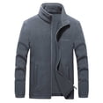thumbnail image 1 of uikmnh Winter Coats For Men,Men Double Fleece Jacket with Extra Size and Extra Thick Fleece Jacket,Size L, 1 of 4