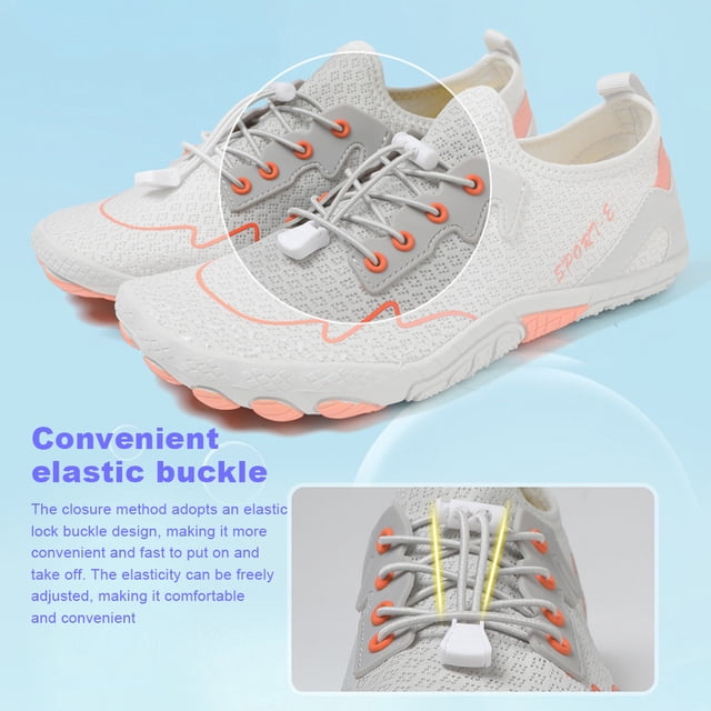 Zapatos de agua ligeros zapatos acuáticos antideslizantes zapatos de playa descalzos zapatos transpirables y ergonómicos para vadear secado rápido para hombres y mujeres