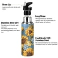 thumbnail image 3 of Sunflowers Insulated Water Bottles Kids Stainless Steel Thermos with Straw Lid Flask Leakproof 20 oz, 3 of 6