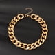 thumbnail image 1 of Collar grueso para hombre, cadena de oro falso de rapero, accesorio de disfraz de collar de oro falso de hip hop (41 cm), 1 of 5