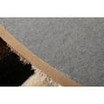 thumbnail image 4 of MDA Home Mateos Shag Brown/Cream/Black Polyester Area Rug - 7' X 7' Round, 4 of 5