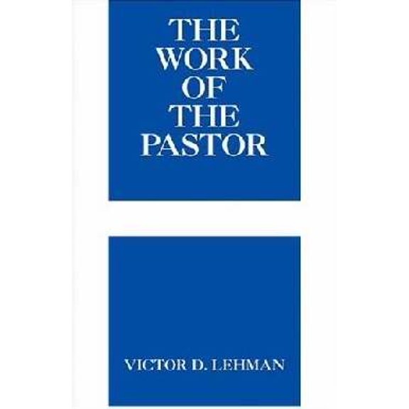 Pre-Owned The Work Of The Pastor, 9780817014735, 081701473X, Paperback,