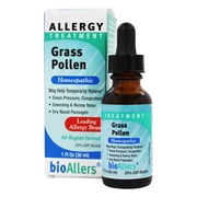 bioAllers Allergy Relief, Liquid, Grass Pollen, 1 Oz