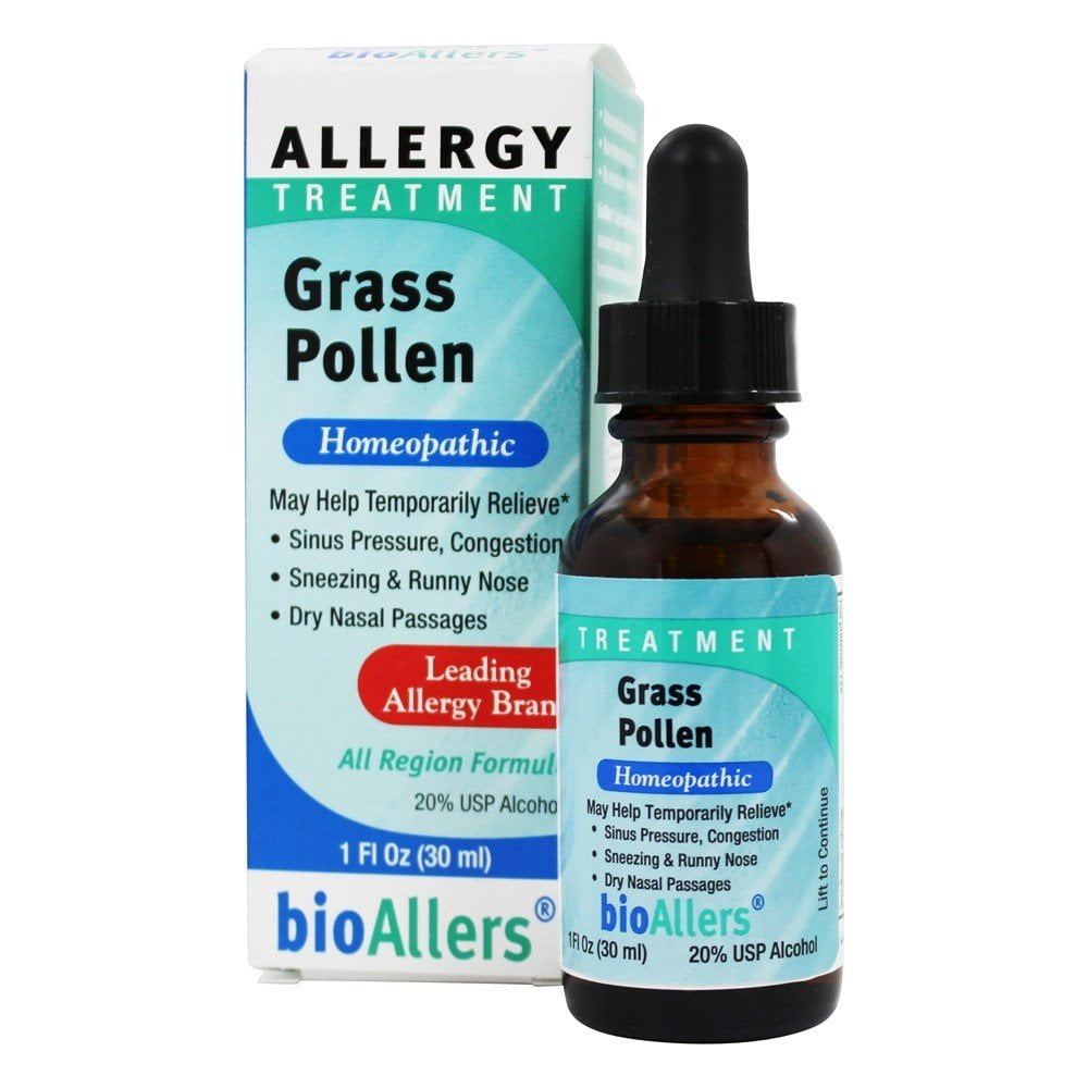 bioAllers Allergy Relief, Liquid, Grass Pollen, 1 Oz
