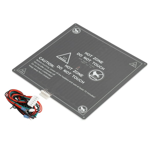 Imprimante 3D lit chauffant imprimante 3D plaque de lit chaude remplacement de tapis chauffant en aluminium 12V avec fil pour imprimantes 3D A8 A6