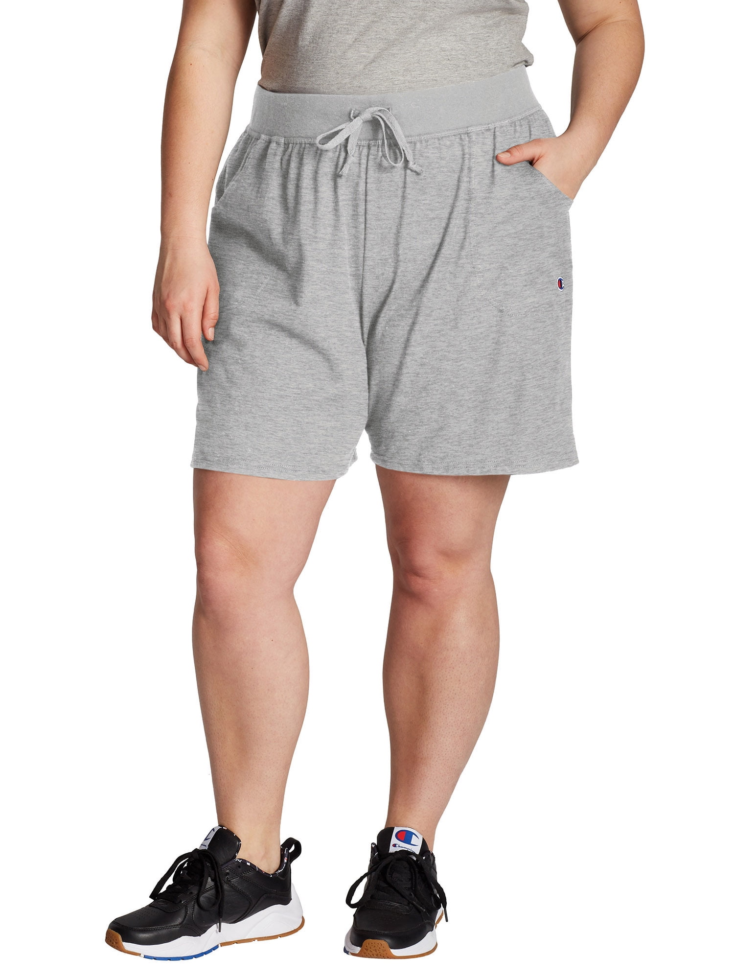 Champion Women’s Plus Size French Terry Lounge Bermuda Shorts