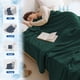 thumbnail image 4 of Manta refrescante ligera de rayón de bambú para quienes duermen con calor | 110 x 130 cm/110 x 150 cm | Manta transpirable de verano para cama, sofá y sillón | Blanco, azul, naranja, verde claro,, 4 of 7