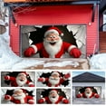 thumbnail image 6 of Santa Claus Garage Door Decoration Cover Holiday Outdoor Christmas Decor for Home Front Door Party Festive Indoor Outdoor Use, 6 of 6