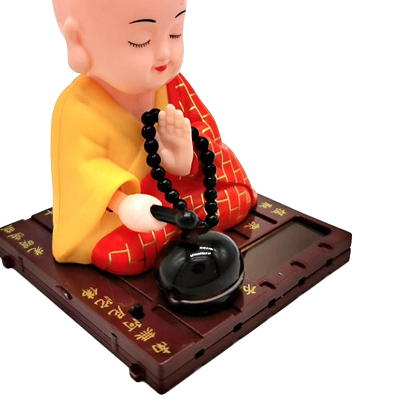 Buy Solar Powered Bobble Shaking Head Dancing Toy Buddhist Monk Doll