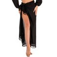 thumbnail image 2 of Women Sarongs Bikini Cover Ups Solid ColorBeach Wrap Sun Protection Quick-drying Bikini Cover Up For Women, 2 of 9