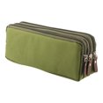 thumbnail image 2 of Anuirheih Pencil Bag with Zipper, Extended Multi-layer Stationery Bag Three-layer Pencil Case Small Fresh Candy Color Three-layer Pencil Box School Supplies(Green), 2 of 4