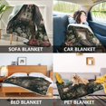 thumbnail image 7 of 50x60 inch Crystal Fleece & Arctic Fleece Blanket Soft Bed Throws for Home or Camping Wreath and Bald Eagle, 7 of 7