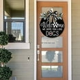 thumbnail image 5 of GRNSHTS Front Door Welcome Sign, Round Wood Room Door Decor, Spring Wreath, Farm Porch Hanging Sign for Those Family With Pets, 5 of 9