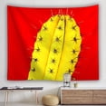thumbnail image 1 of Tapiz con diseño de cactus suculentos para pared, 150 x 150 cm, 1 of 1