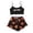 Black, variant on Women Pajama Sets for Women – Halloween Pumpkin Printed Sleeveless Camisole and Shorts Set for Cozy Nighttime Comfort