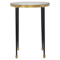 thumbnail image 3 of Uttermost Stiletto Contemporary Iron Metal/Glass Side Table in Gold/Black, 3 of 4