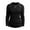 Black, variant on Telankuip Black Waffle Sweaters for Women Vintage Knit Round Neck Long Sleeved Sweater Lightweight Soft Comfortable Jumper Tops Winter Slim Fitted Thermal Underwear Black XL