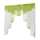 thumbnail image 5 of Cortina transparente para ventana, elegante cortina plisada de tul Verde 140Wx145H, 5 of 7