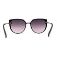 thumbnail image 4 of Womens Thin Oversize Cat Eye Butterfly 90s Designer Sunglasses Black Pink, 4 of 5