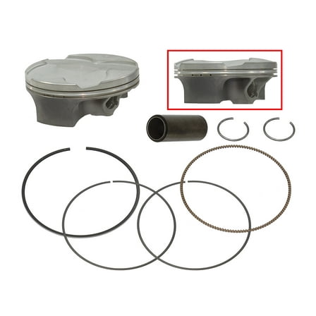 Namura Technologies FX-10054-B Piston Kit - 0.01 Oversize to 78.98, 13.9:1 Compression