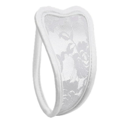 

TIHLMK G String Thongs for Women Pack Seamless Panties Sales Women Underwear Lace Invisible G-Strings Traceless Crotch Lingerie Gifts for Women White Underwear