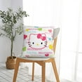 thumbnail image 4 of Hello Kitty Pillow Cover, Square Throw Pillow Cases For Couch Sofa Bed Living Room,Home Decorative, 26"X26", 4 of 9