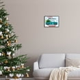 thumbnail image 2 of Merry Christmas Farm Fresh Trees Sign Holiday Graphic Art Black Framed Art Print Wall Art, 2 of 7