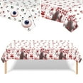 thumbnail image 4 of SLYNSHome Halloween Tablecloth Party Supplies,Plastic Disposable Table Covers with Red Hand Print for Indoor Outdoor Decoration, 4 of 4