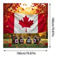 thumbnail image 3 of Interesting Square Banner Decoration For Canada Day Happy Canada Day 2025 Garage Banner 70 Inches, 3 of 5