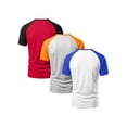 thumbnail image 3 of PureChapter Boys T Shirts Short Sleeve Henley Shirts Color Block Casual Summer Tee 3-Pack Size 7-8, 3 of 8