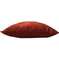 thumbnail image 3 of Pillowtex Suede Decorative Pillow 26"x26" Burnt Orange, 3 of 8