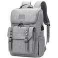 thumbnail image 1 of Mochila YALUNDISI Vintage Travel Laptop 15.6" USB Gris, 1 of 6