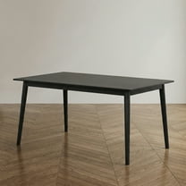 Furniture of America Winsto 60" Rectangle Indoor Dining Table, Black