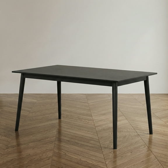 Furniture of America Winsto 60" Rectangle Indoor Dining Table, Black